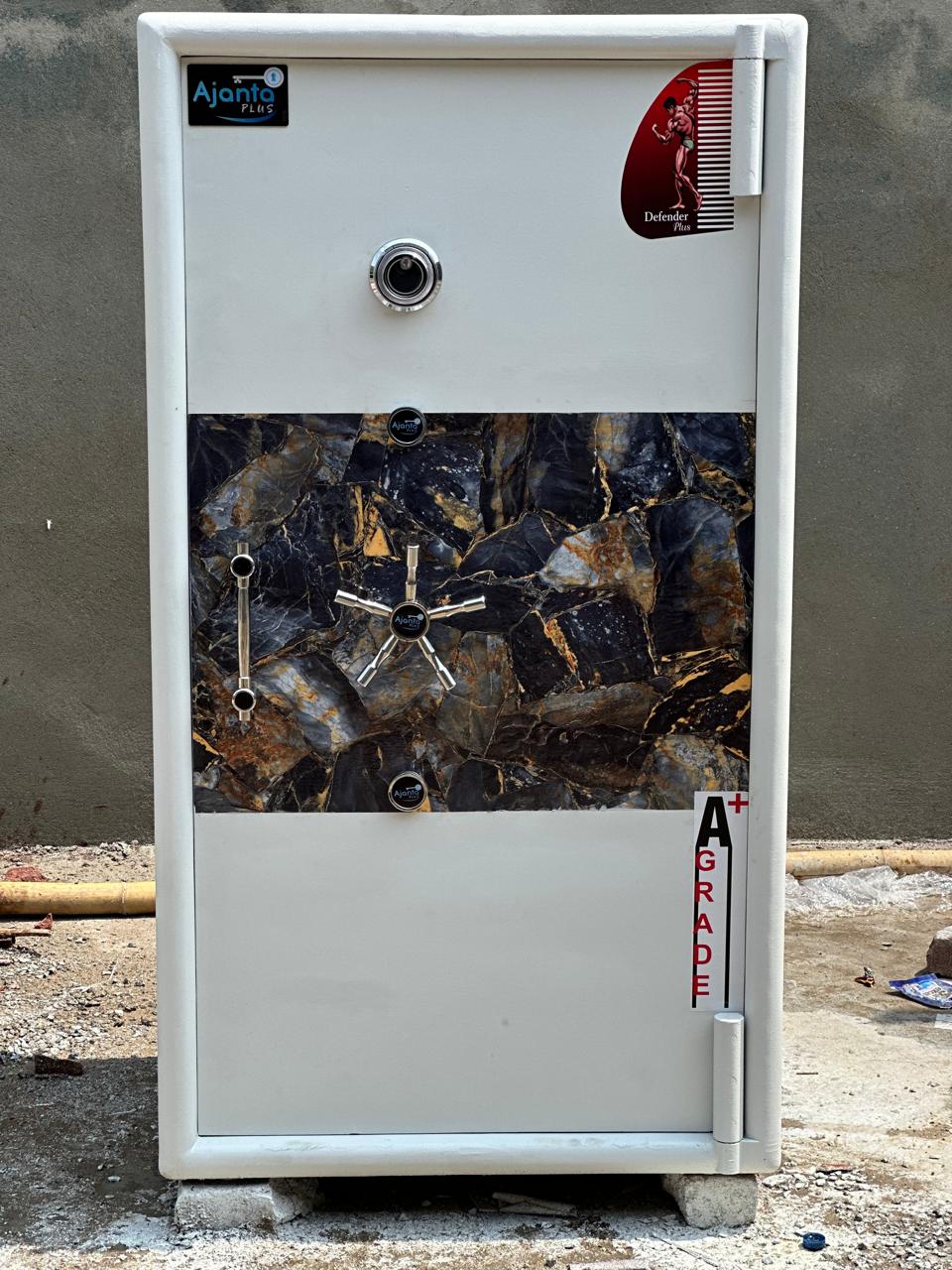 Ajanta security safe installation with heavy-duty door and locking system